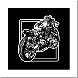 Cafe Racer Biker Posters and Art